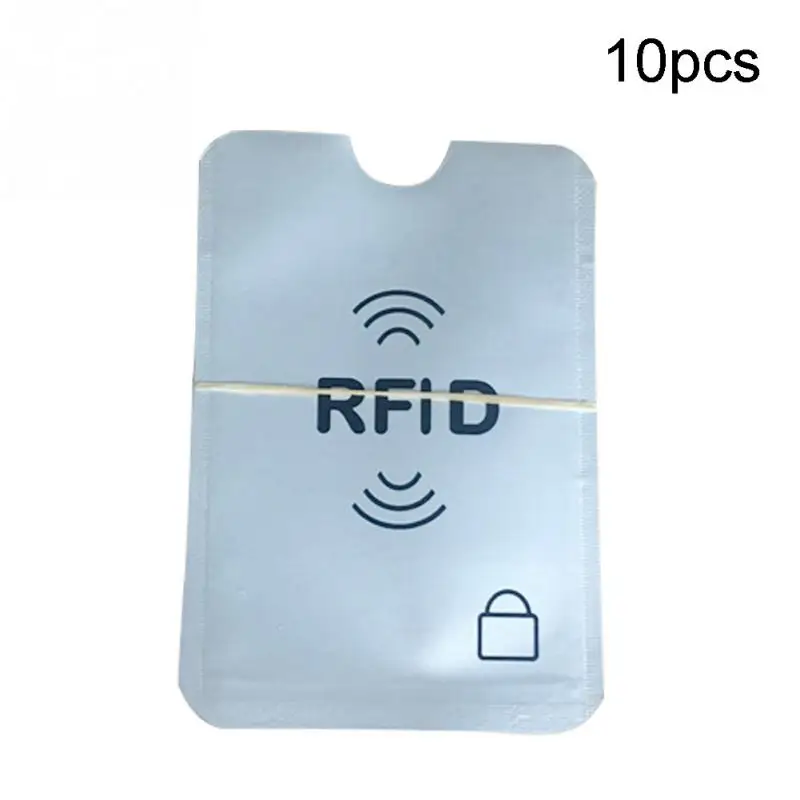 10 шт паспорт алюминиевый удобный RFID защитный чехол для карт прочный держатель для карт