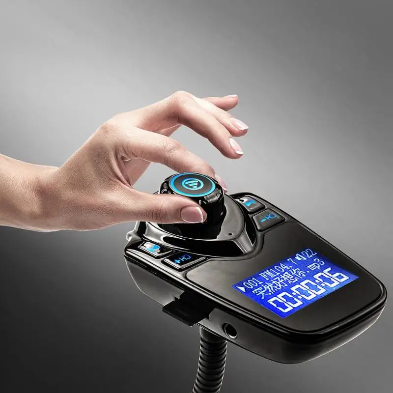 Bluetooth автомобильный комплект fm передатчик беспроводной радиоадаптер модулятор