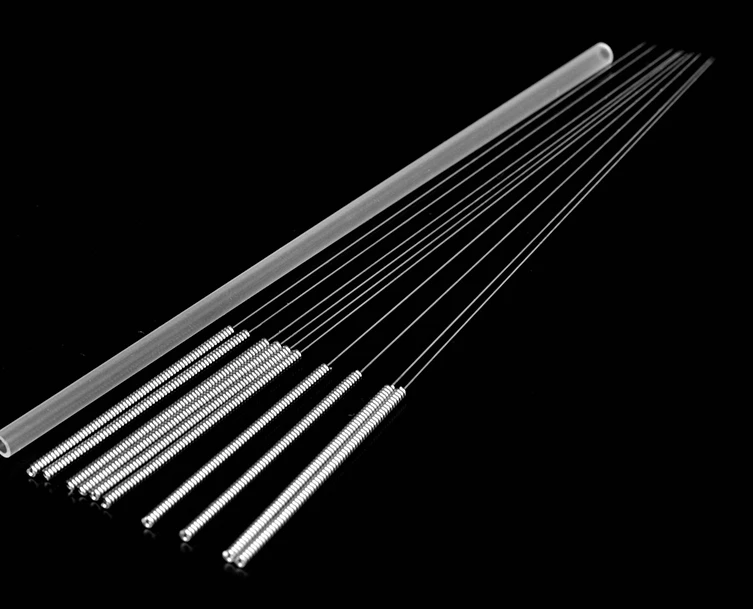 

0.16/0.18/0.22/0.25/0.30/0.35mm Quality 2*250pcs /box Huanqiu sterile disposable acupuncture beauty massage acupuncture needle