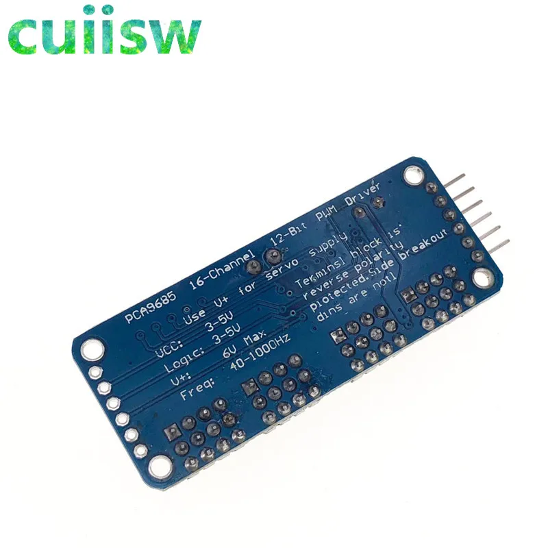 Модуль PCA9685 для arduino или Raspberry pi 16-канальный 12-битный модуль PWM/Servo с интерфейсом щит