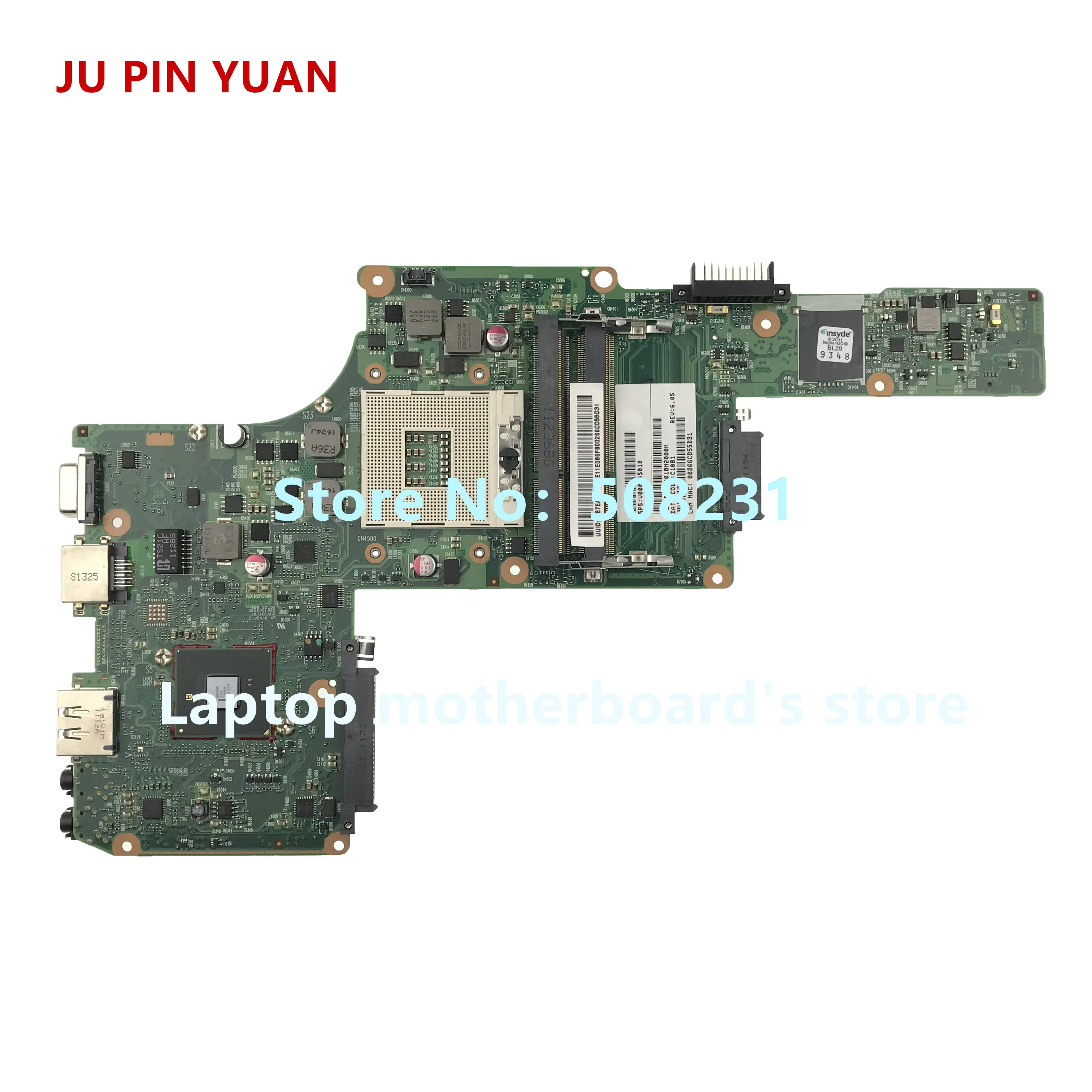 

Ju pin yuan V000245010 6050A2338401-MB-A02 материнская плата для toshiba для satellite L630 L635 материнская плата для ноутбука полностью протестирована