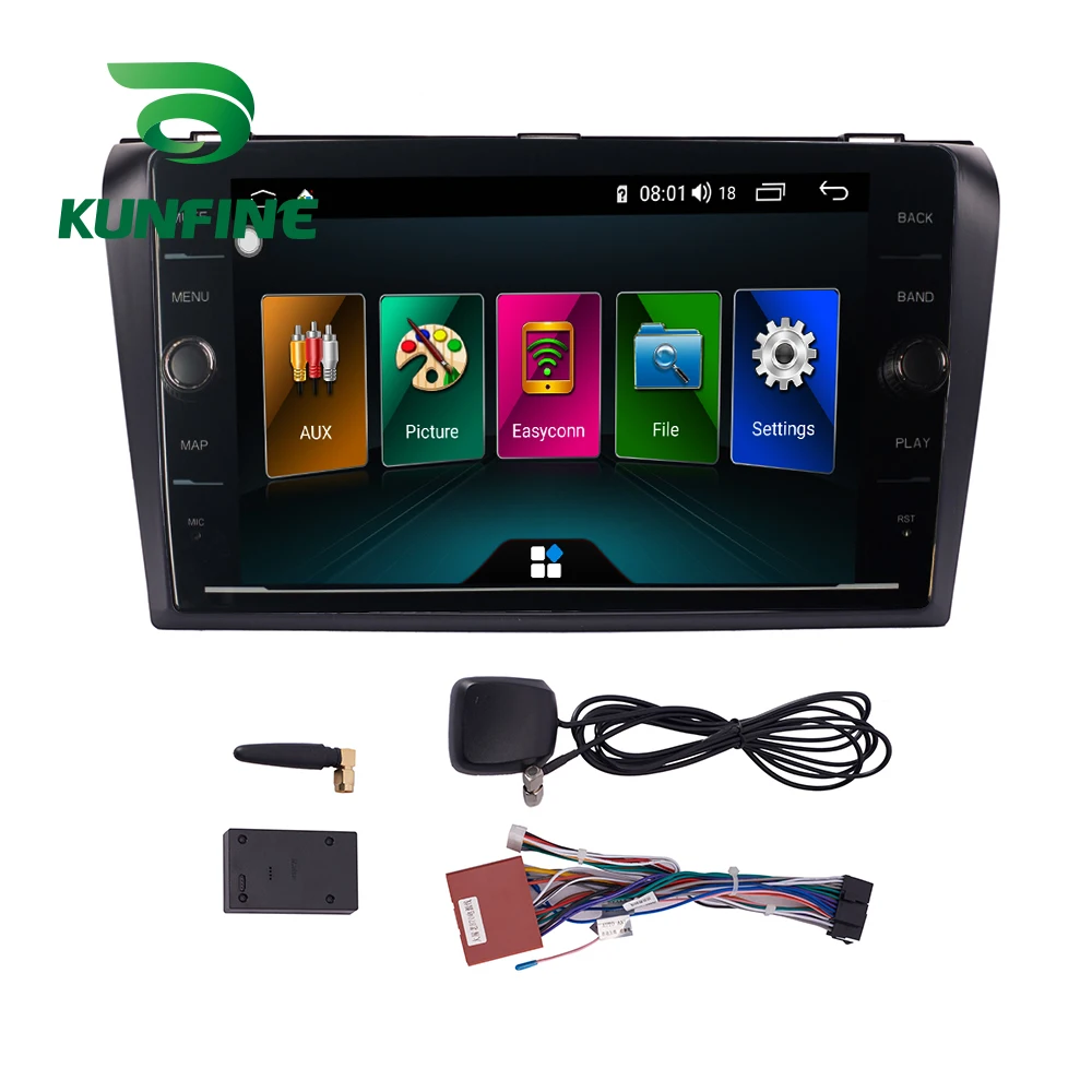 Восьмиядерный 4 Гб ОЗУ 64 ПЗУ Android 8 1 автомобильный DVD GPS плеер Deckless стерео для Mazda 3