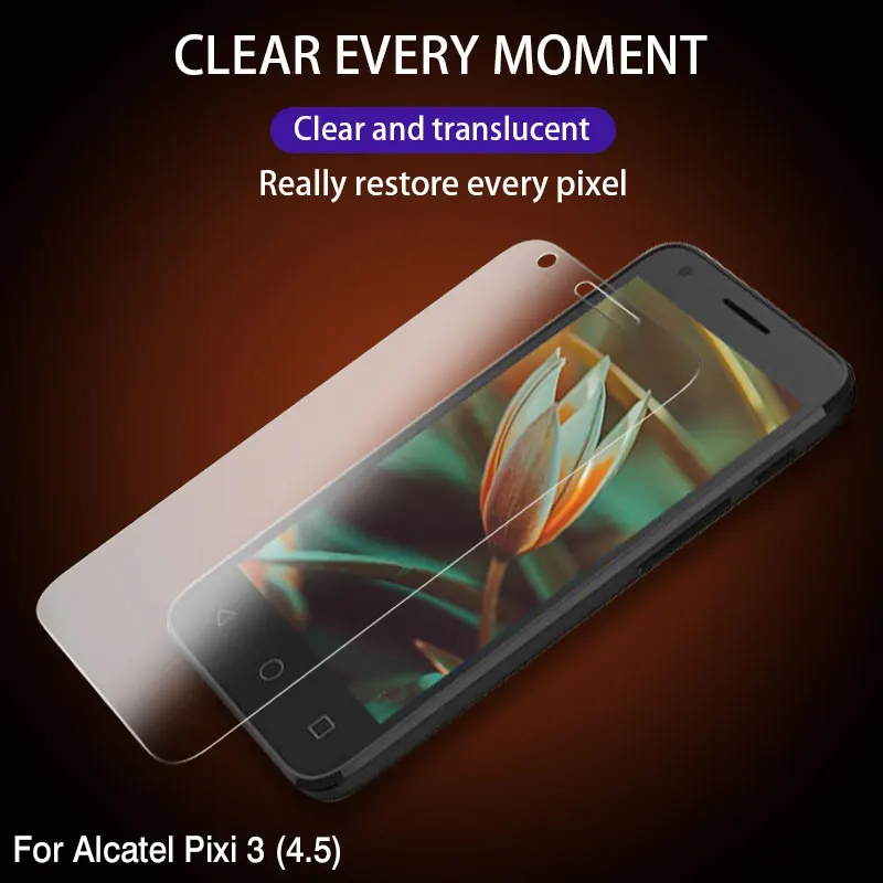 Закаленное стекло для Alcatel Pixi 3 4 0 5 защита экрана телефона замена легко установить