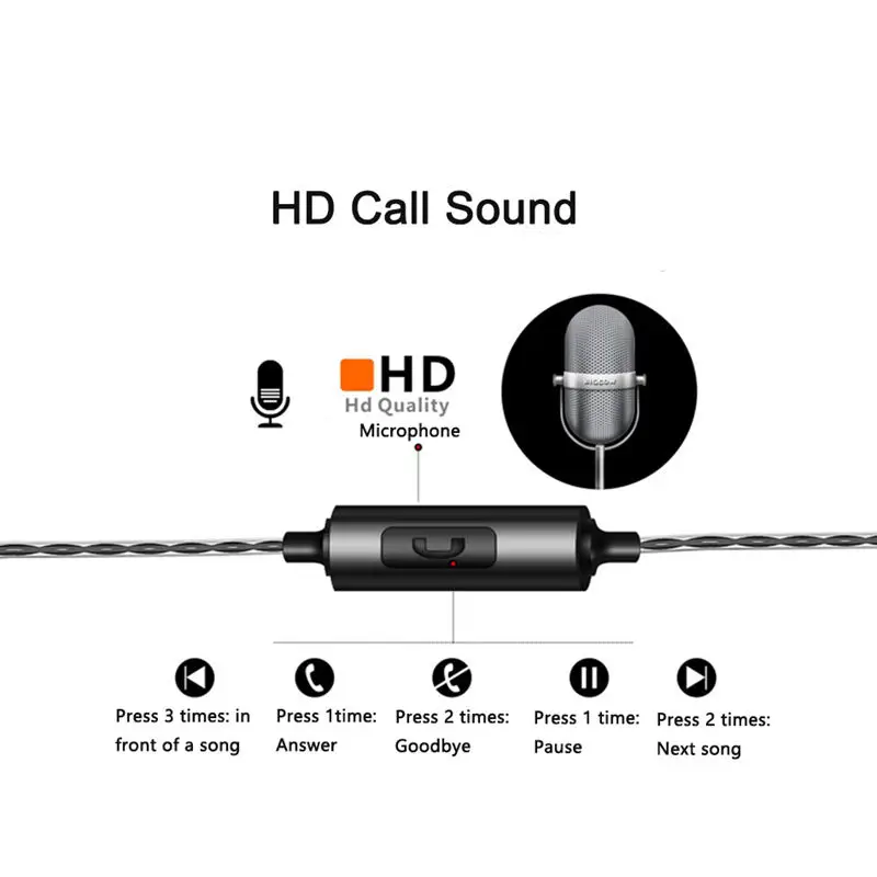 AABB проводные наушники Bass Heavy Dual Driver стерео Hifi спортивные музыкальные с микрофоном