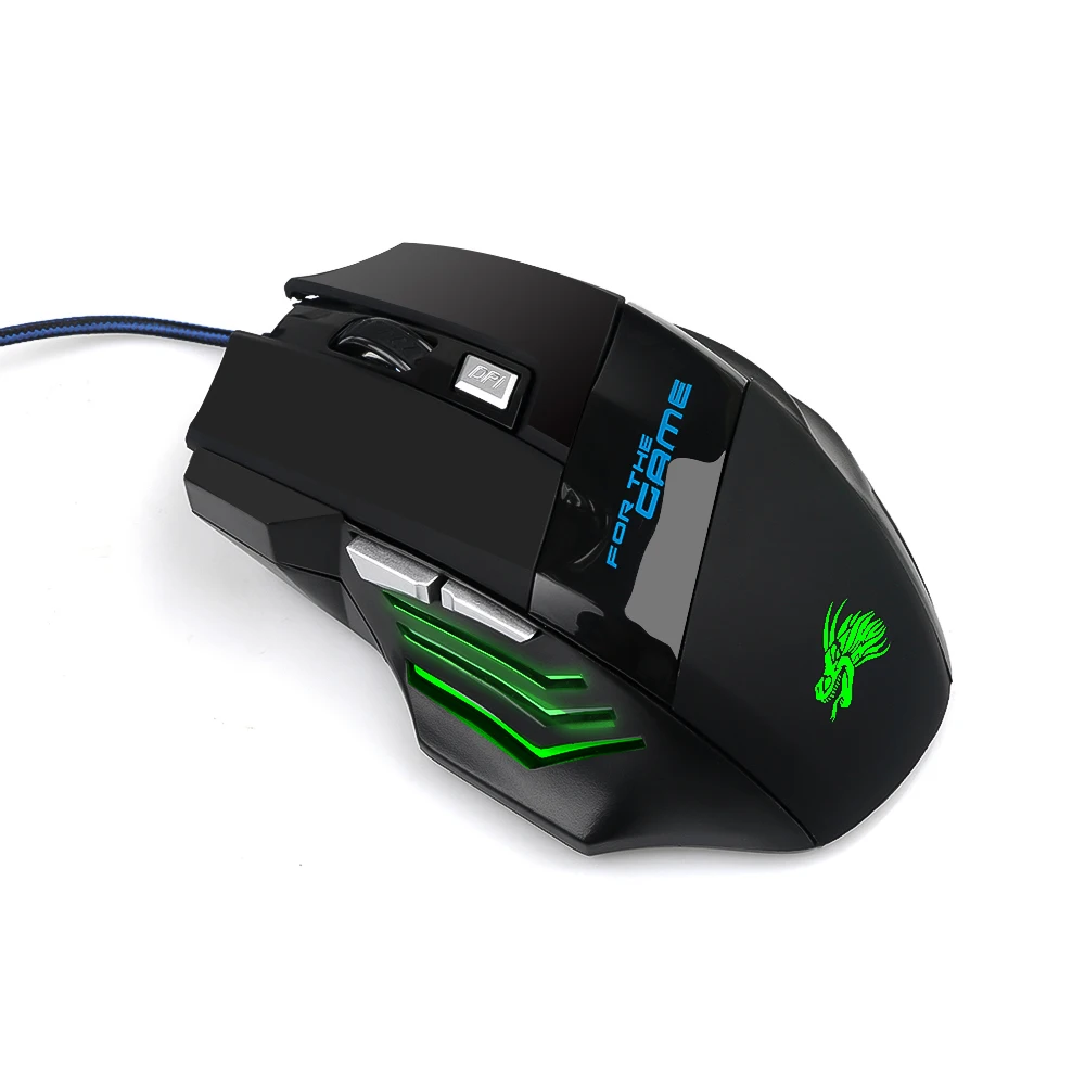 Мышь игровая Проводная Kebidumei USB светодиодный кнопок 6/7 DPI | Компьютеры и офис