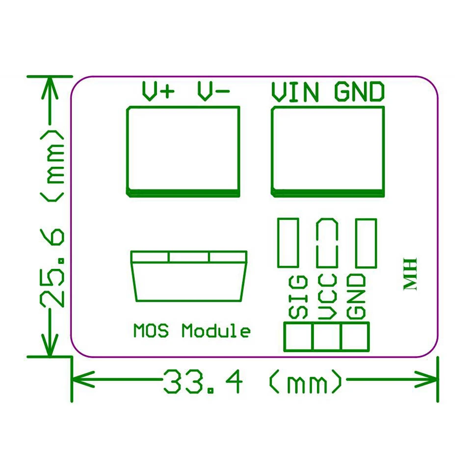 0 24 В верхняя кнопка Mosfet IRF520 драйвер MOS модуль для Arduino MCU ARM Raspberry Pi|Запасные части| |