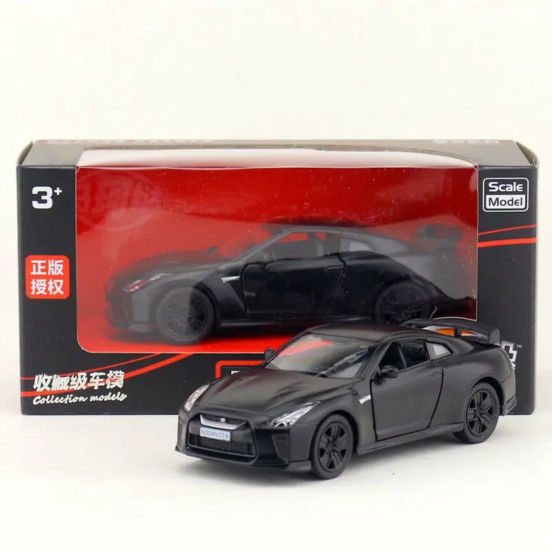 RMZ City 1:36 литая Игрушечная модель/Япония Nissan GT R R35 Super Sport/автомобиль с откидной