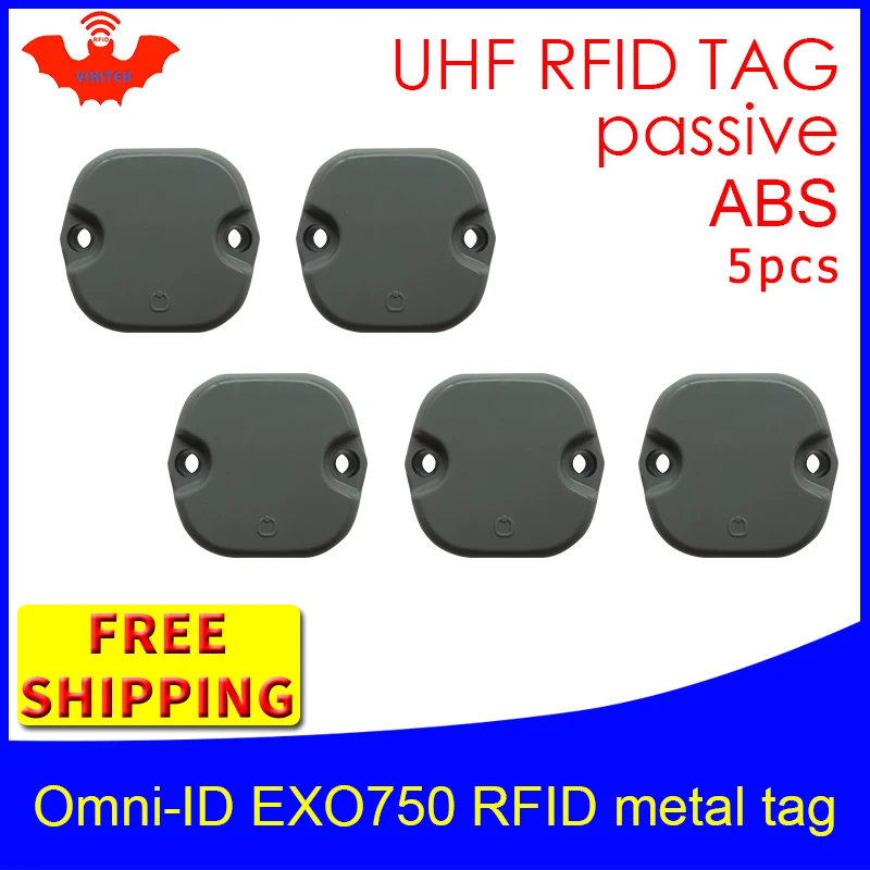 UHF RFID металлическая бирка omni ID EXO750 915 МГц 868 Impinj Monza4QT EPC 5 шт. Бесплатная доставка