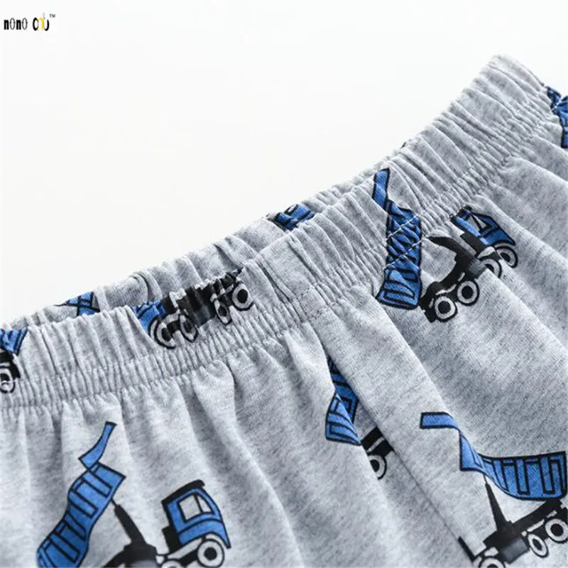 Kids Sport Suit Boy Clothes Set Summer Short Sleeve Cartoon Printed Child Clothing Outfit 2 pcs Tracksuit 3 4 5 6 7 Years | Детская