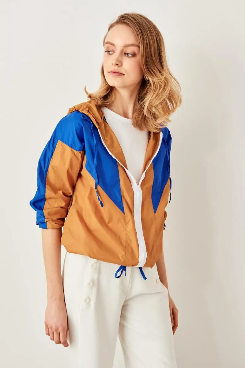 Trendyol верблюд цвет блочный Ceket TWOSS19AP0130|Женские куртки| |