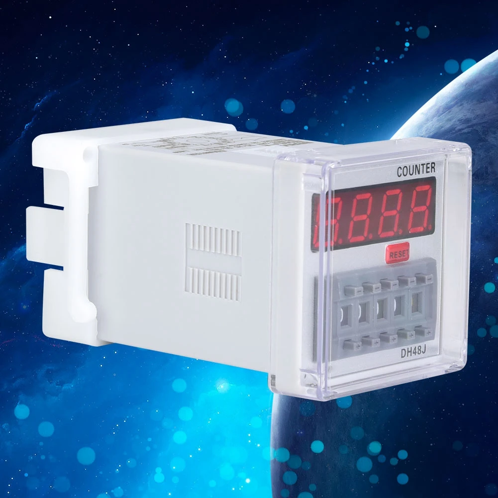 DH48J A 24V/220V 11 Pin код свяжитесь/Сенсор сигнала Вход цифровой счетчик РЕЛЕ