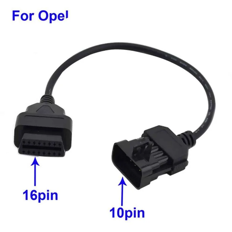 Диагностический адаптер для Opel Obd1 10 Pin к Obd2 16 Pin|Анализаторы выбросов| |