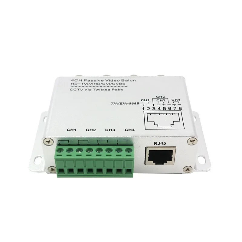 CCTV 4Ch DVR BNC UTP RJ45 пассивный видео балун Камера Cat5 трансивер безопасности передатчик