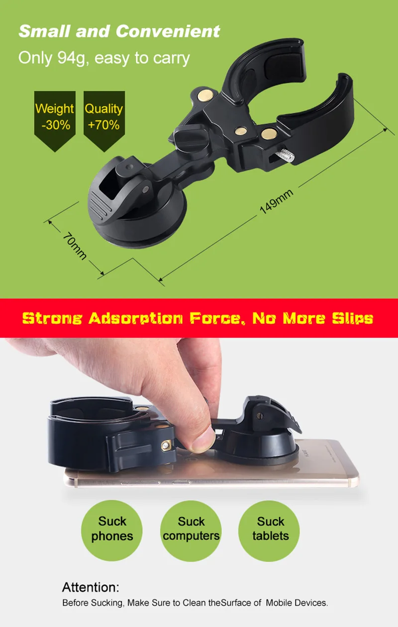 Bakeey Phone Adustable Rotate Camera Lens Clip Universal Scope Monocular Fish Eye Digital Rubber Suction Mount Holder |