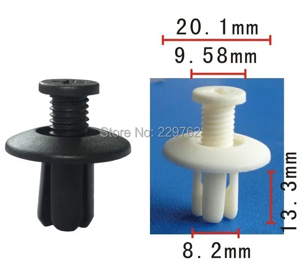 shhworldsea Fender Leaf Plate Lining Grille Bumper Rivet Fastener Clips For BMW Opel for VW Retaining Clip Substitute Screw Fixe |