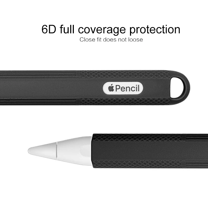 Мягкий силиконовый чехол для Apple Pencil 2 го поколения iPad крышка с наконечником