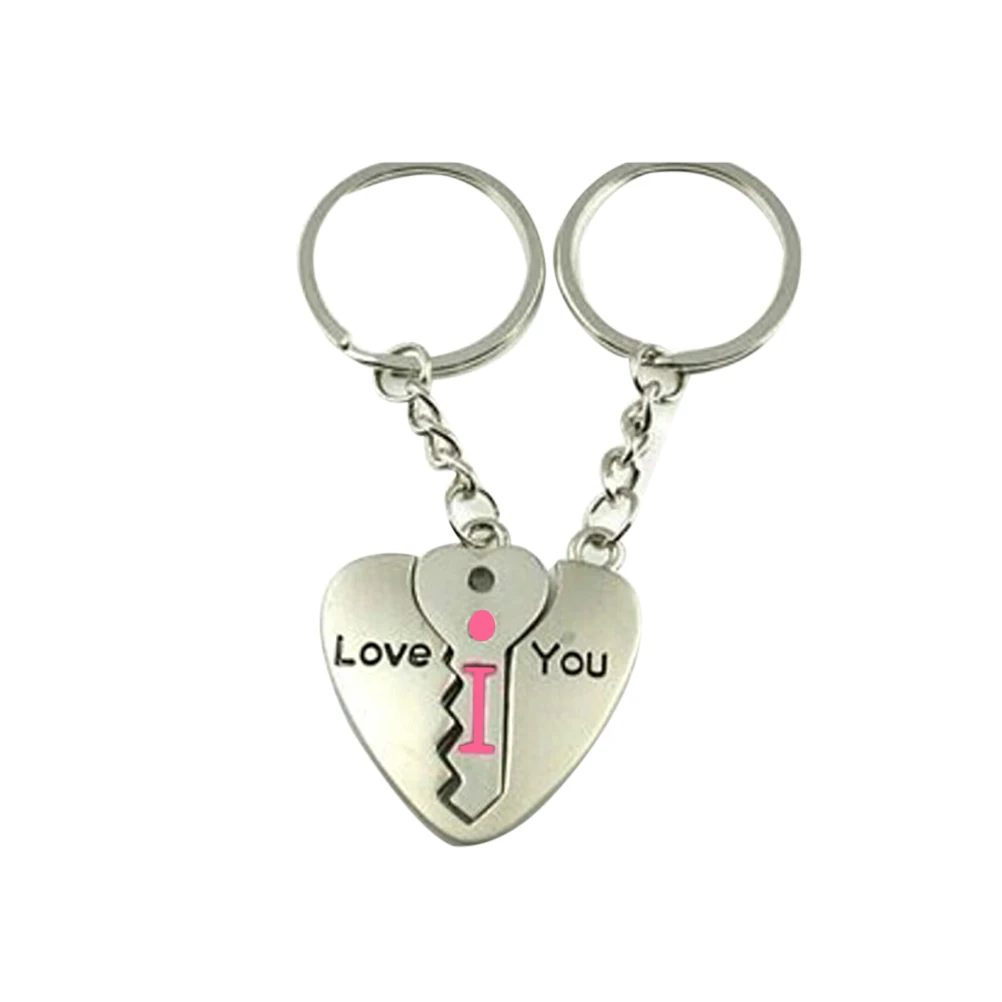 2 шт пара брелок Rign Брелок Любовник милый подарок на день Святого