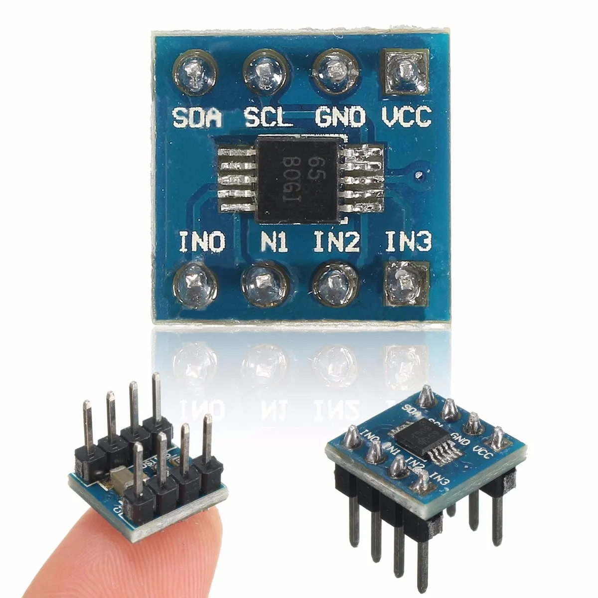 LEORY 1 шт. ADS1115 модуль 4 канала 16 бит I2C ADC Pro усилитель усиления мини|Печатные платы| |