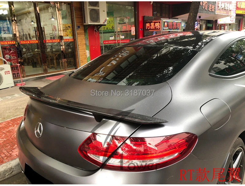 Стайлинг автомобиля для Mercedes C Class W205 C200 C250 C300 C180 C350 Coupe 2 Door 2014 2018 цвет углеродного