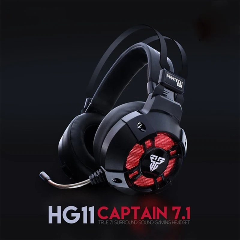Наушники Fantech Hg11 Virtual 7 1 Channel Surround Bass стереонаушники с шумоподавлением