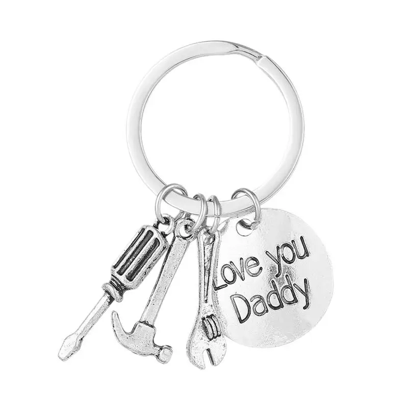Новинка 1 шт. брелок для ключей Love You Daddy подарок Дня отца аксессуары Прямая