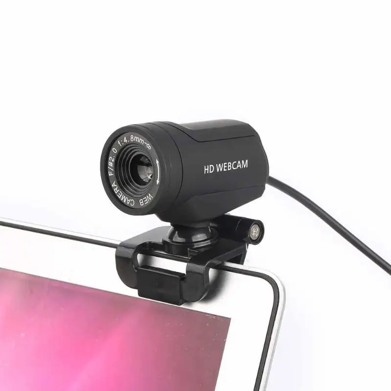 Высокое качество USB веб камера 12MP Поворотная Buit in микрофон клип видео рекордер