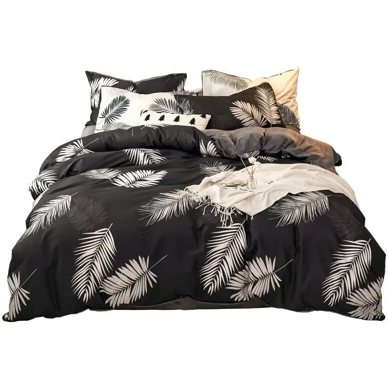 Jogo Fundas Nordicas Matrimonio Queen King Size Colcha Casal хлопковое постельное белье Roupa Ropa De Cama простыня