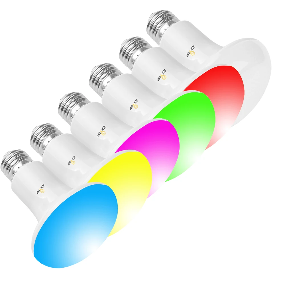 E26/E27 светодиодные умные лампочки 10 Вт R80/BR30 SMD 5730 Wifi управление через приложение с