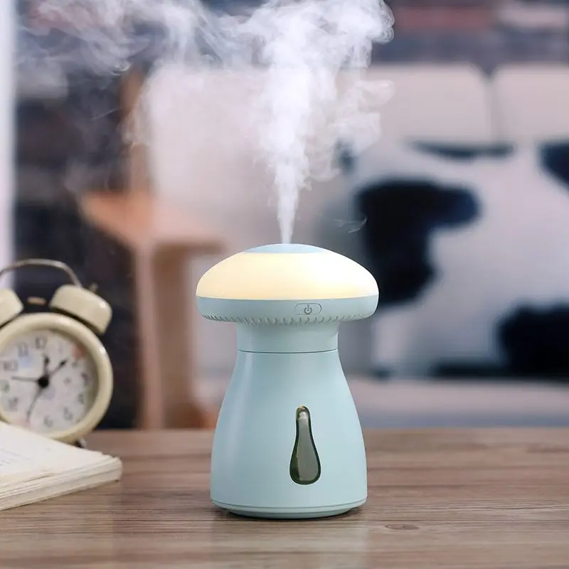 Cute Mushroom Lamp Humidifier Multifunction Office Home Air Mini Usb With Led Night Light | Бытовая техника
