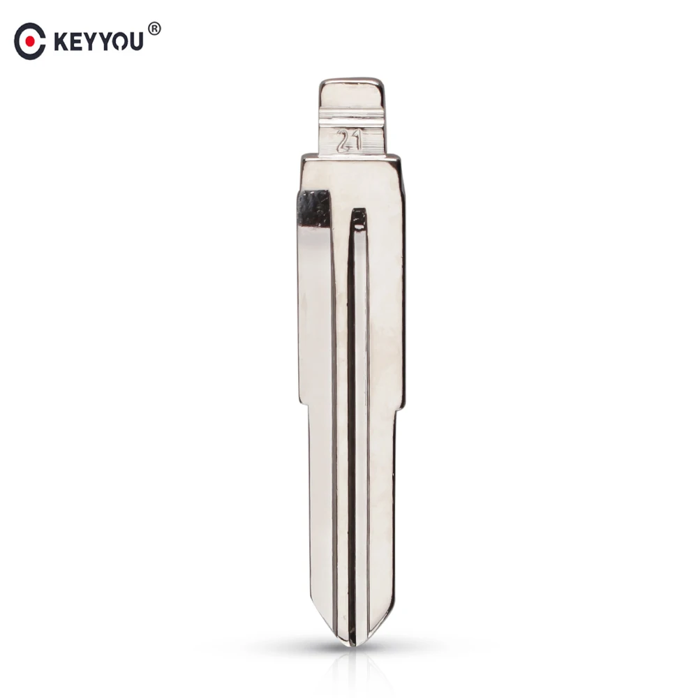 KEYYOU Тип #21 металлическая Заготовка ключа TOY41 сменный откидной пульт