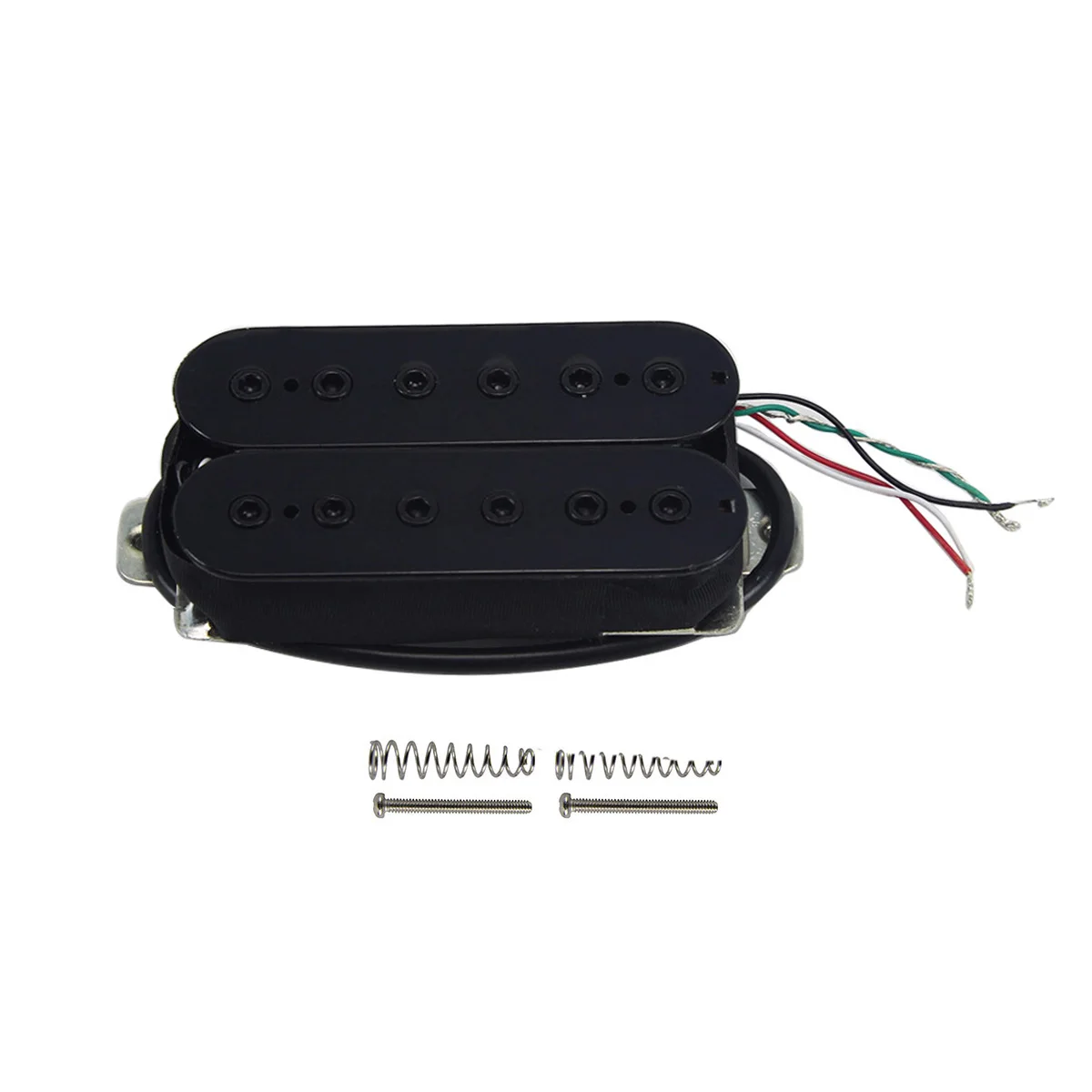 Новый Alnico 5 Humbucker Пикап двойная катушка электрогитара зажим черный для гитарных