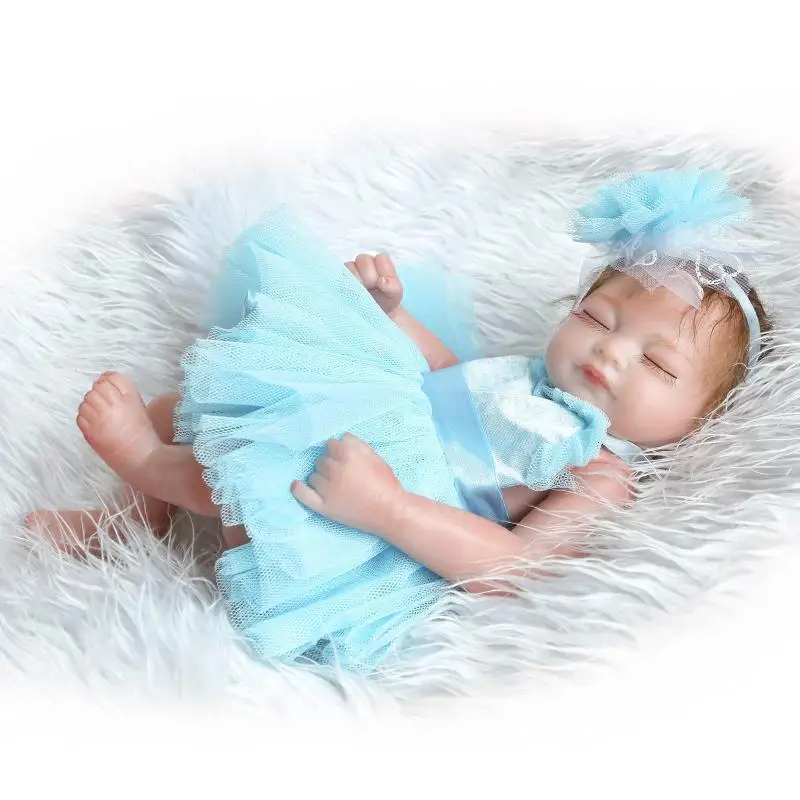 26cm Siliconel reborn dolls Realistic Lifelike Babies accompany Reborn Dolls Emulation play house toy Appease doll | Игрушки и хобби
