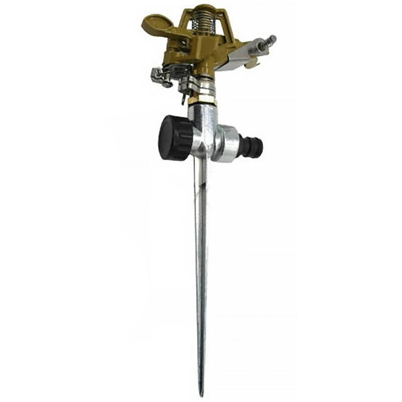 

Promotion! 360 Degree Rotary Irrigation Sprayer Sprinkler For Lawn Garden Yard Golf Grass Metal Impulse Spike Hose Water Sprin