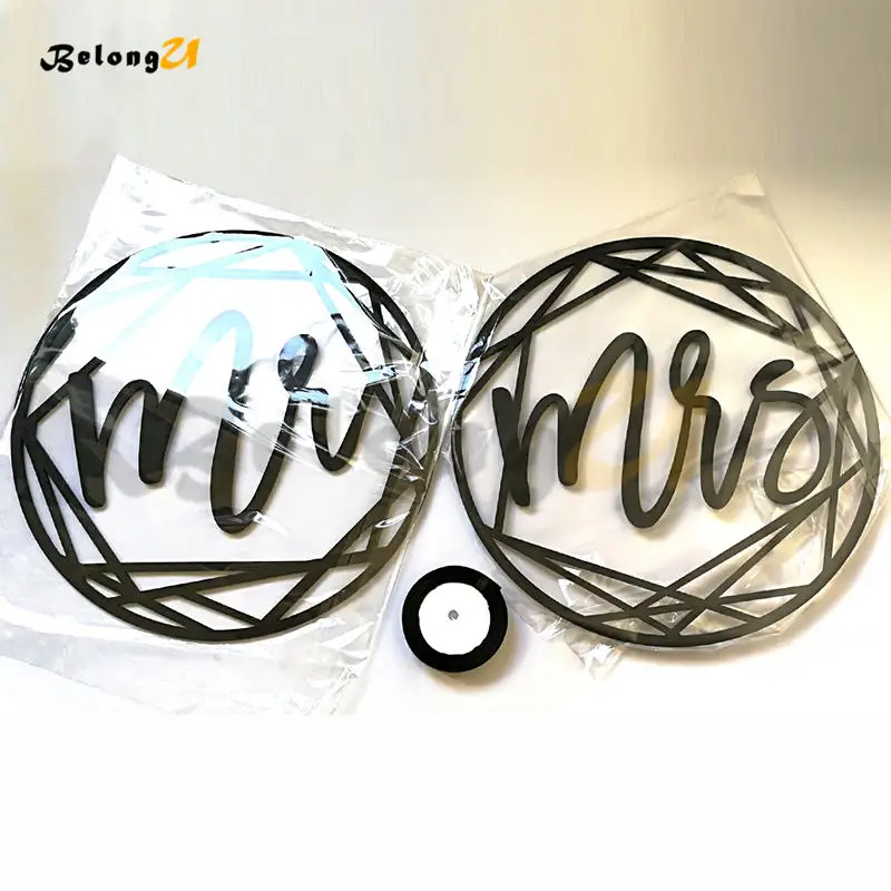 2 шт. знак Mr Mrs свадебные украшения для вечеринки дерево деревенский декор