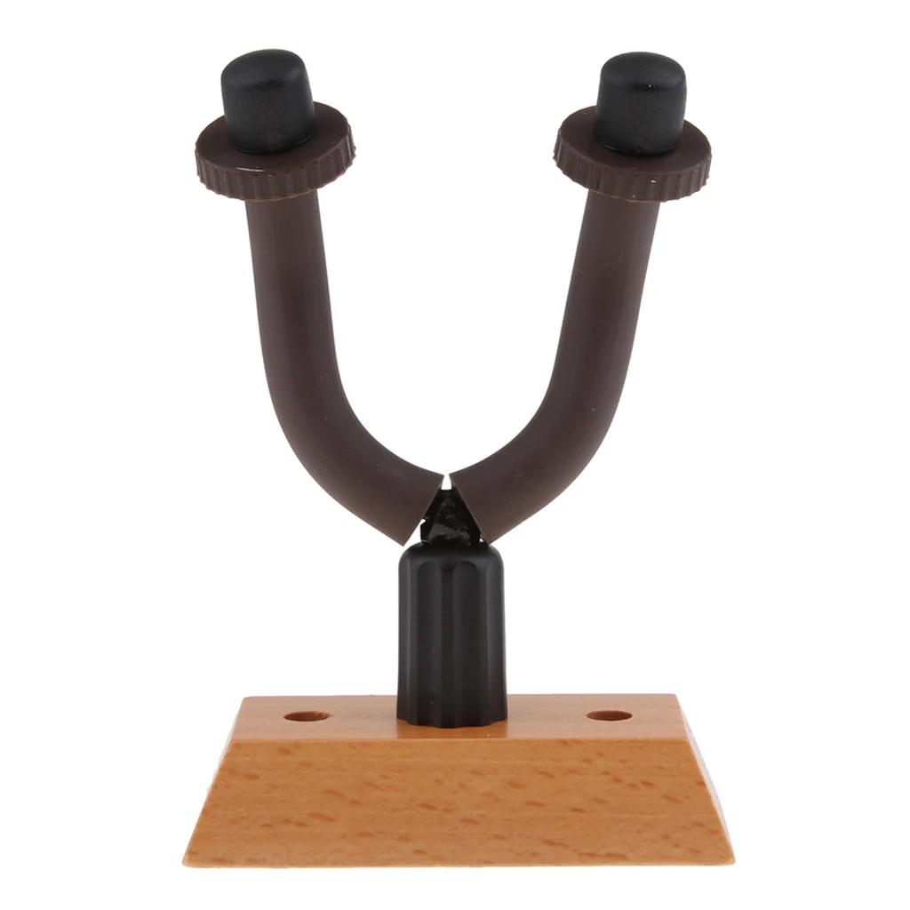 Acoustic Guitars Wall Mount Hanger Hook Stand Neck Display Supports for Stringed Instruments - Wood Bottom With Fixed Screws | Спорт и