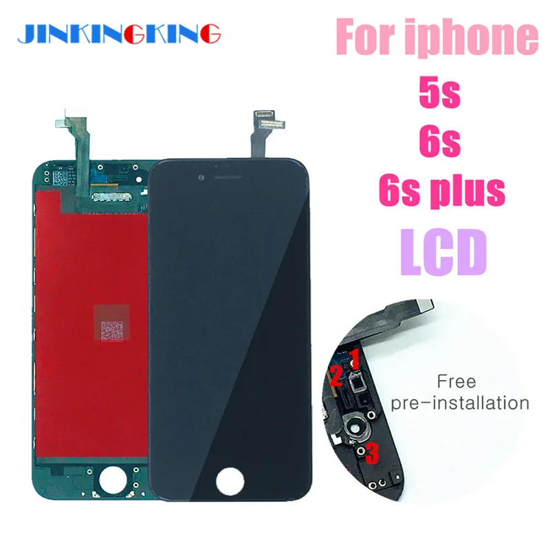 JINKINGKING дисплей для iPhone 5 5S 6 ЖК-экран с сенсорным дигитайзером Замена 6S plus