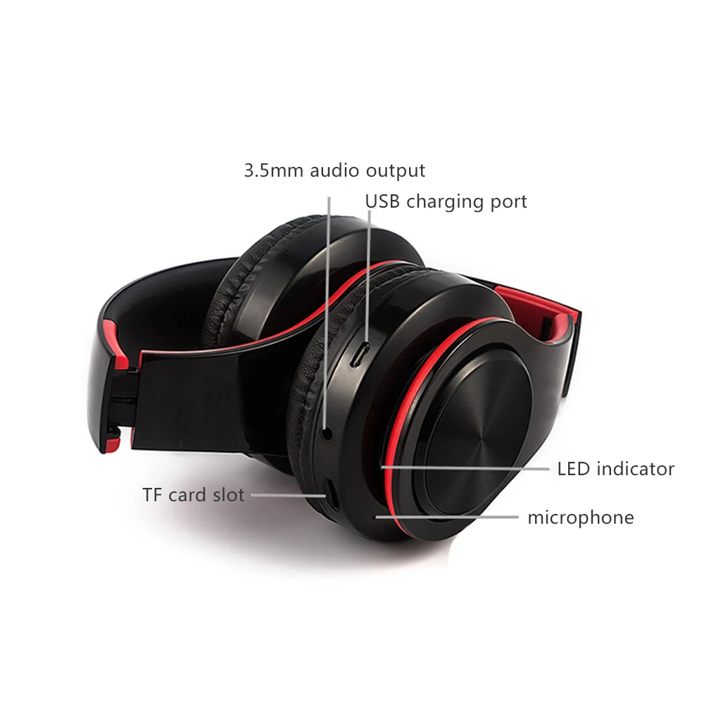 Гарнитура Bluetooth складная трендовая Спортивная карта FM беспроводная гарнитура