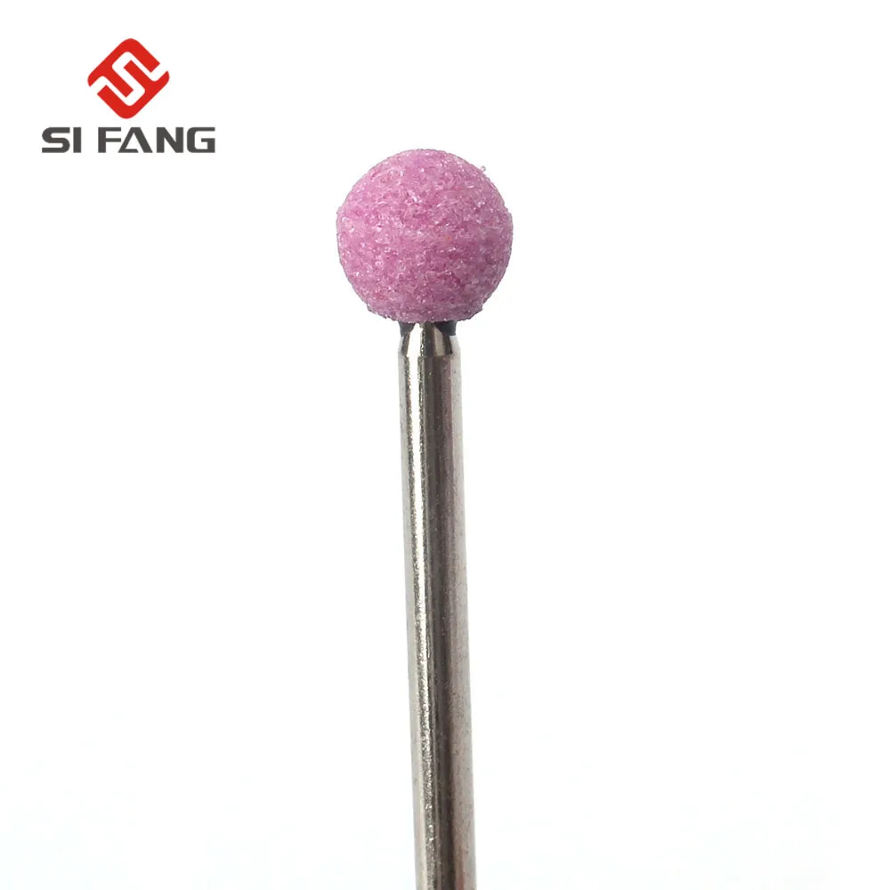 

SI FANG 8mm Ceramic Grinding Head Ball Shape With 3mm Shank Drill Bits Rotary Abrasive Tools For Wood Glass Metal