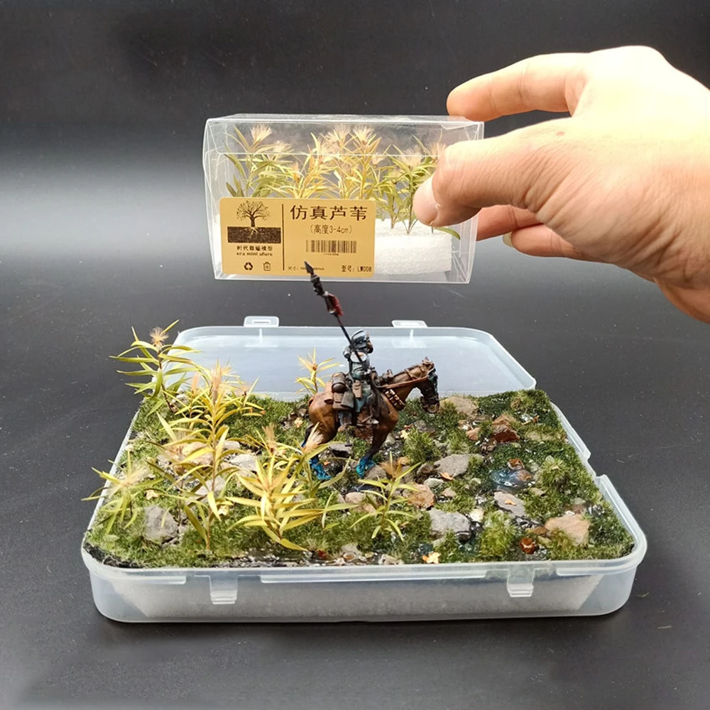 Diorama 1/35 трава кластер тростник модель делая военные сцены пейзаж DIY