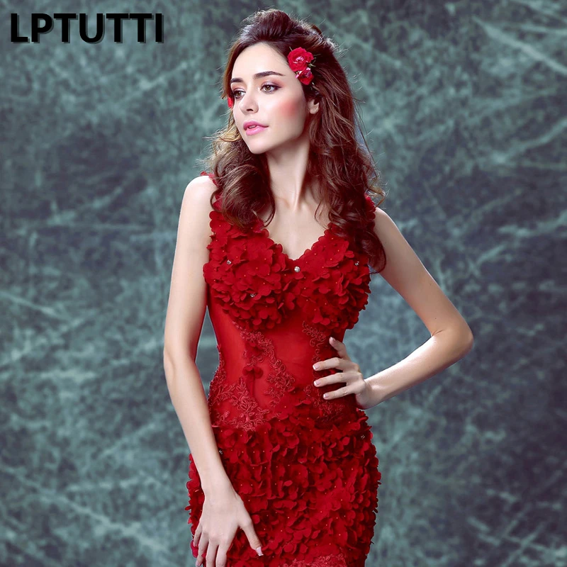 LPTUTTI Lace Appliques New For Women Elegant Date Ceremony Party Prom Gown Formal Gala Events Luxury Long Evening Dresses | Свадьбы и