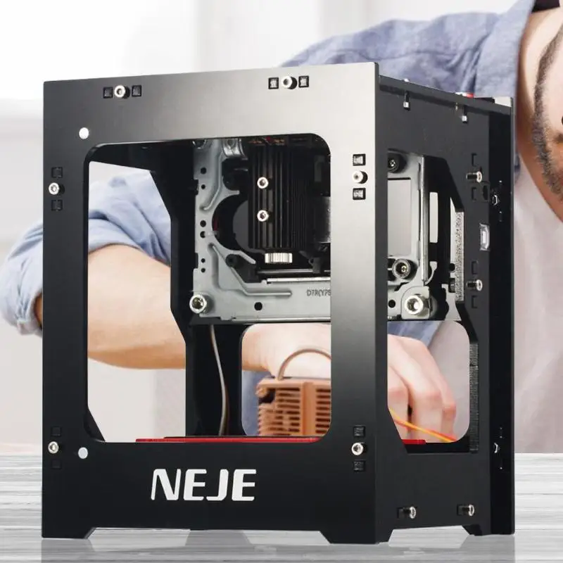 Портативный NEJE DK 8 KZ высокой мощности 3D 1000 мВт USB лазерный DIY гравер принтер