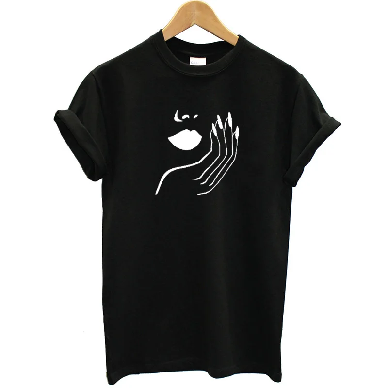 Модная женская футболка с коротким рукавом хлопковая повседневная одежда