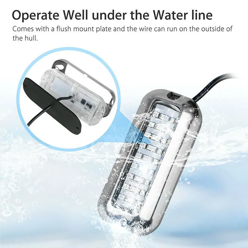 Оборудование для рыболовной лодки из нержавеющей стали 50 Вт светодиодный