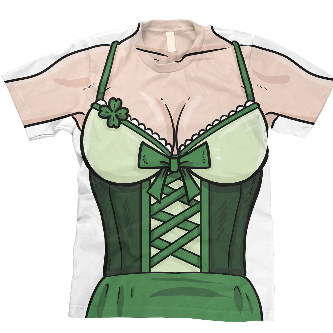 Футболка с принтом Saint Pat's Boobs |