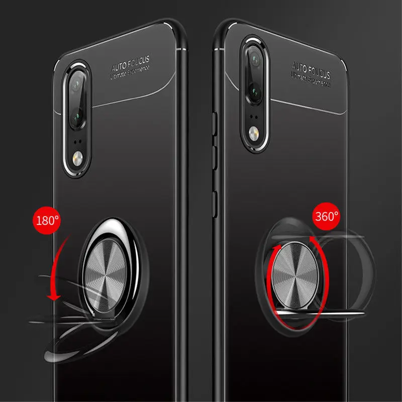 Bracket Case For Xiaomi Redmi Note 6 Pro 6A A1 A2 Lite Ring Holder Magnetic Car Stand Phone Cover 5 Funda Coque |