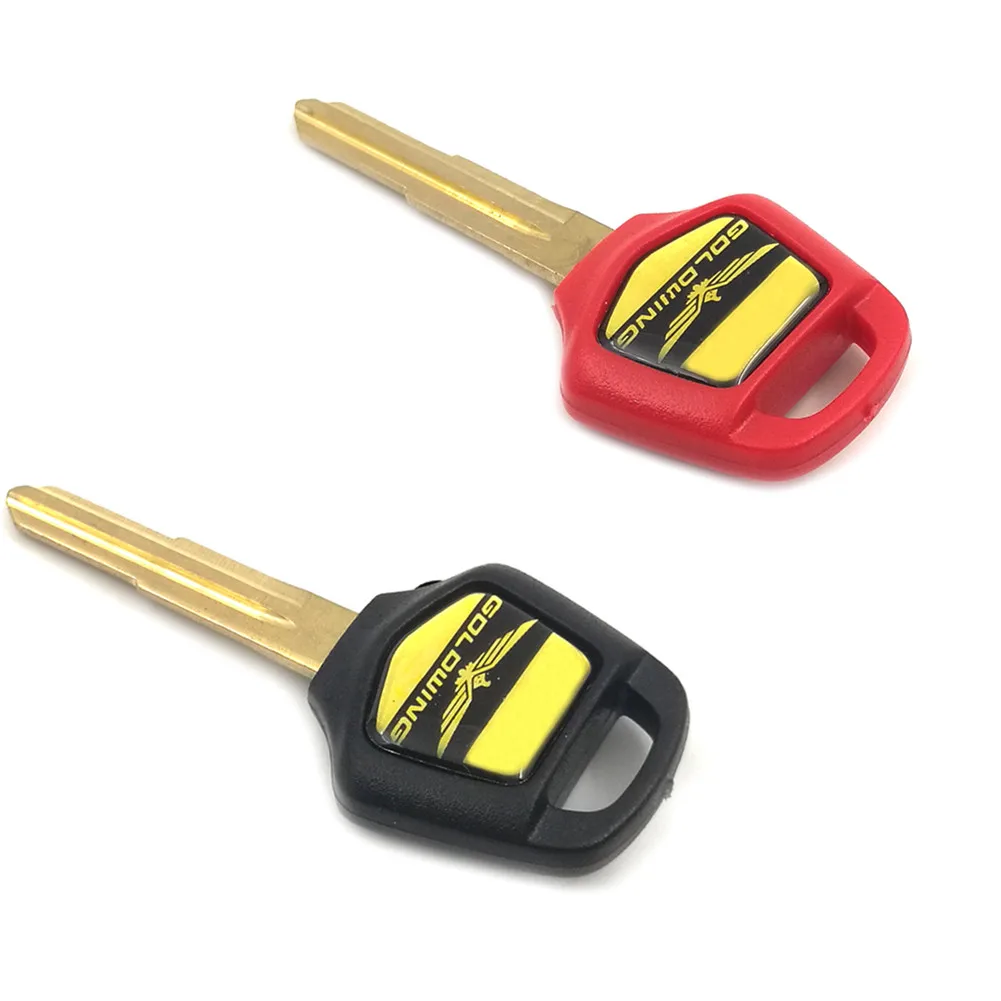 Черный красный пустой ключ для мотоцикла Uncut Blade HONDA GOLDWING GL1500 GL 1500 GL1800 1800 2001 2011 2010 2009