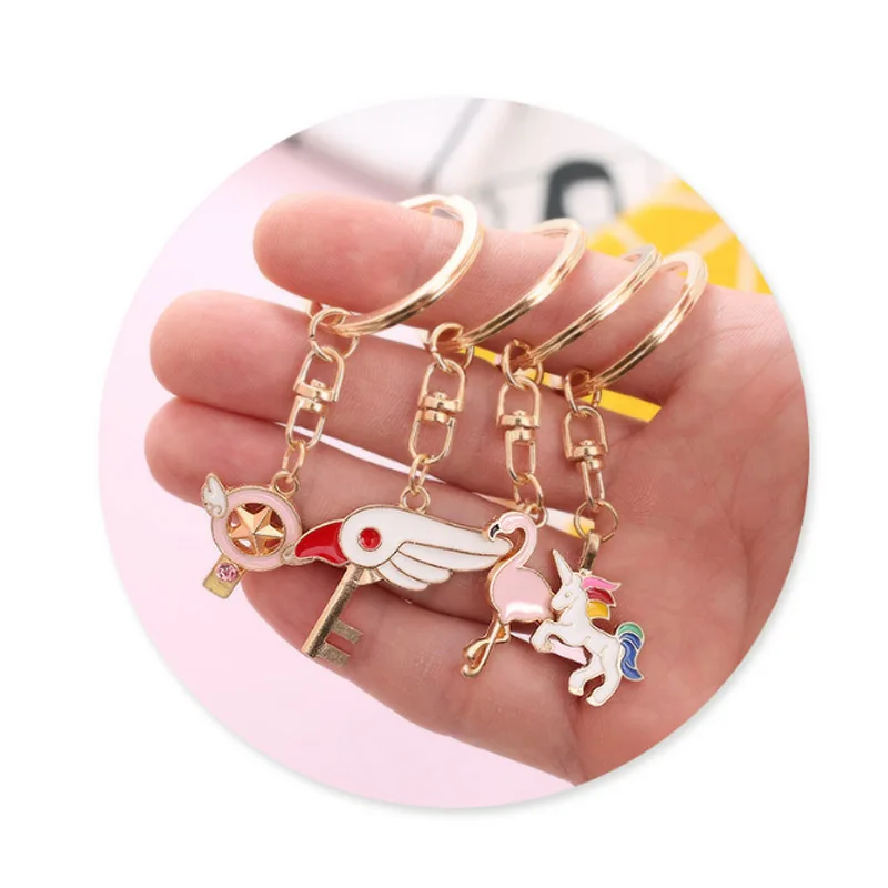 Cat Cartoon High Quality Unique Key Chain 10 Models 1PC Beautiful Women Men Graceful 2020 New Arrival Allergy Free Party Gifts | Украшения