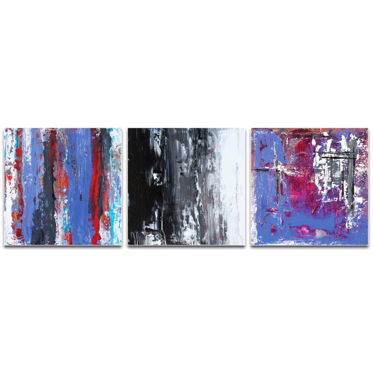 Urban Triptych 4 Large by Celeste Reiter-абстрактное настенное искусство на оргстекле | Дом и сад
