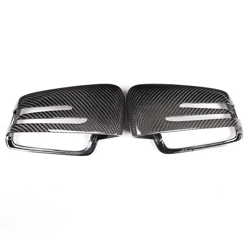 2X Real Carbon For Mercedes Benz A W176 B W246 C W204 E W212 Cla W117 Gla X156 Glk X204 Cls Class W218 Rear View Mirror Cap Co | Автомобили