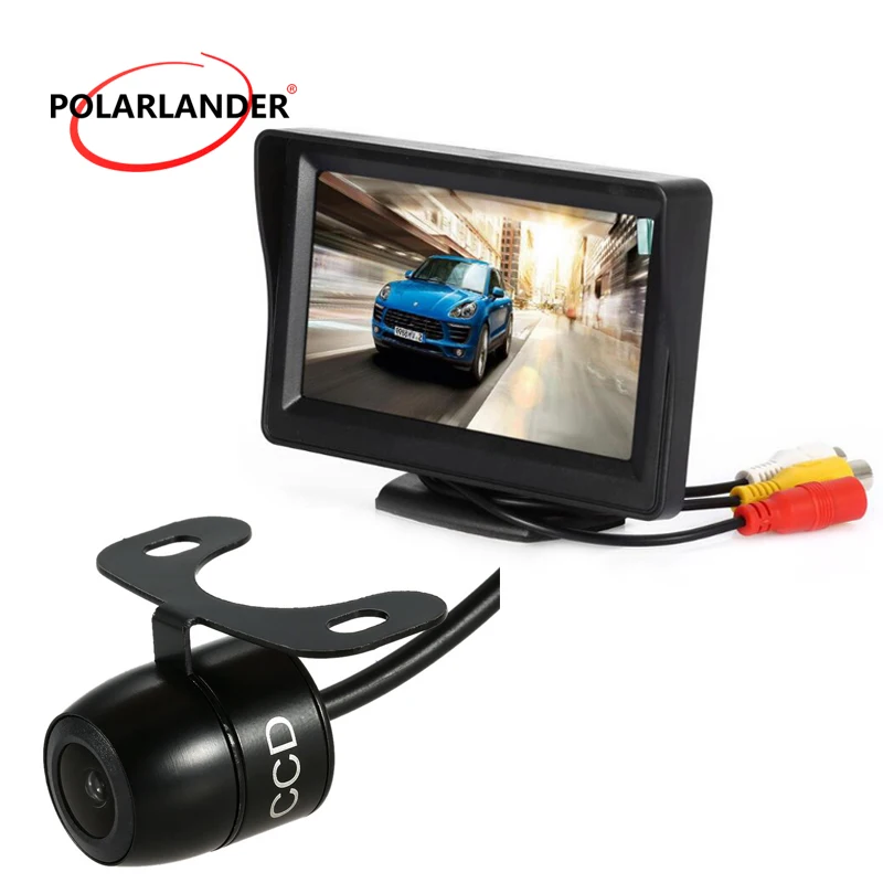 

4.3 Inch 480 * 272 TFT LCD Monitor with 2 way AV input Wireless Video Transmit + 170 degree Mini Camera kit